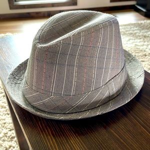 Broner Med Poly Plaid Fedora